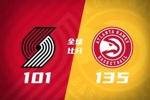 🏀老鹰轻取开拓者 奥孔武25+10+6 杨瀚森1板1助 霍勒迪23+6